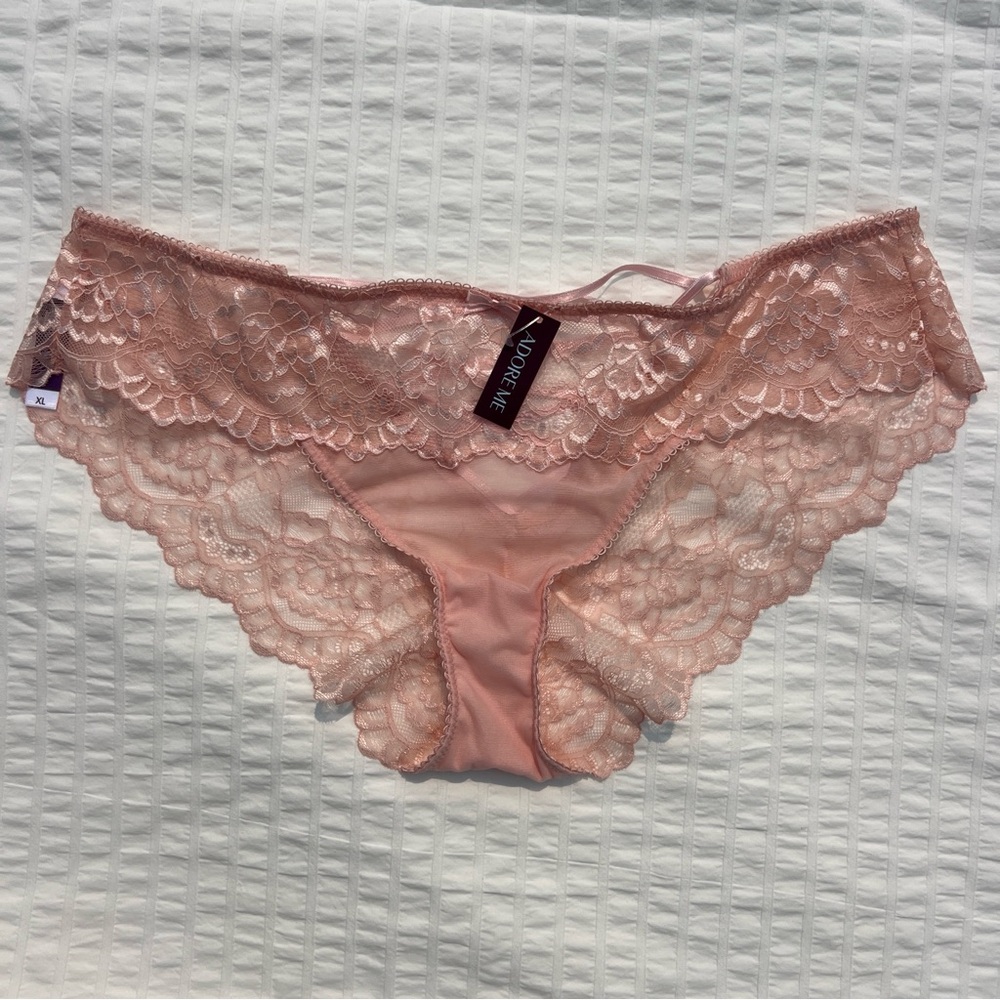 NWT Adore Me Enni Bikini in Light Pink, XL
